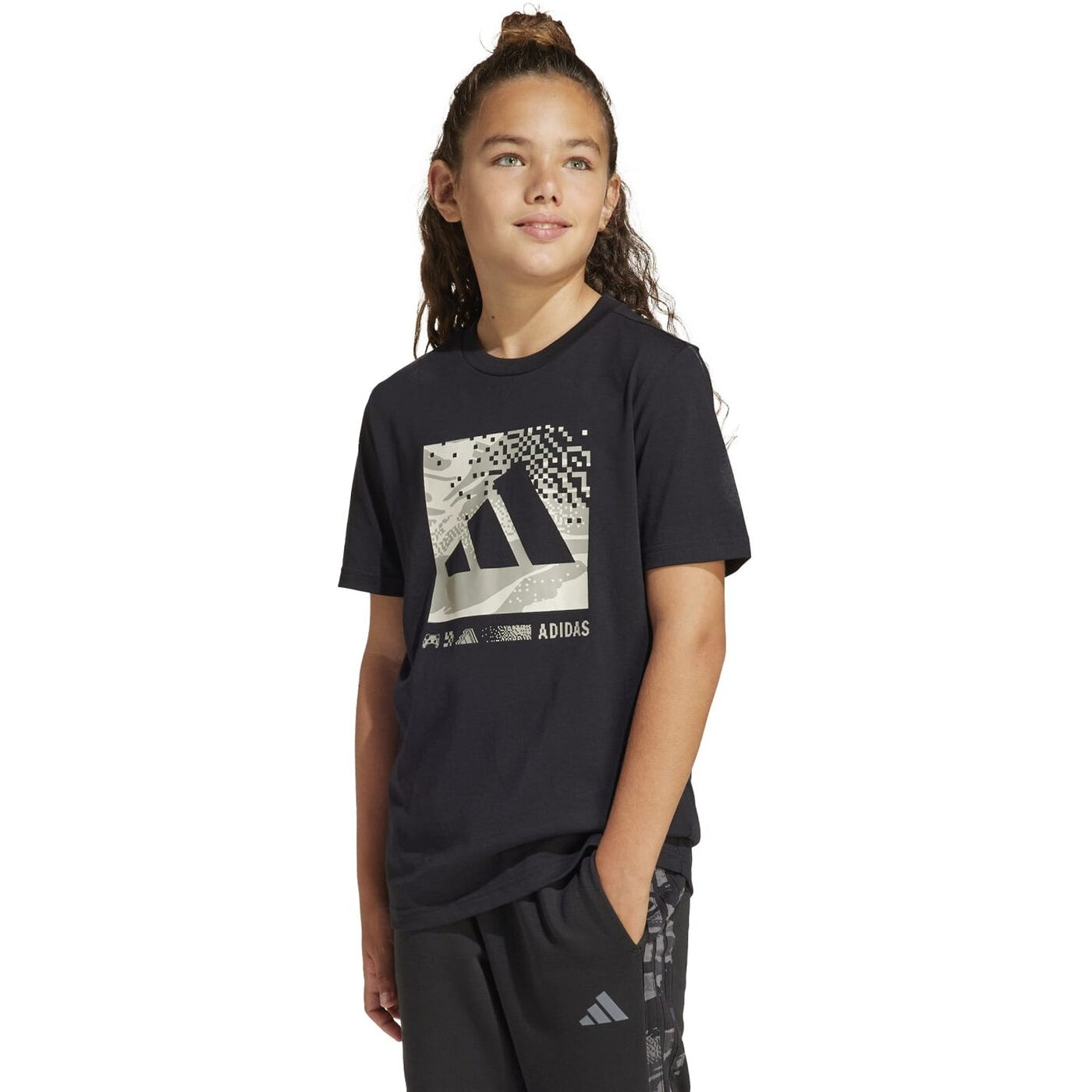 J CAMO LOGO TEE BLACK BLACK Bild 2