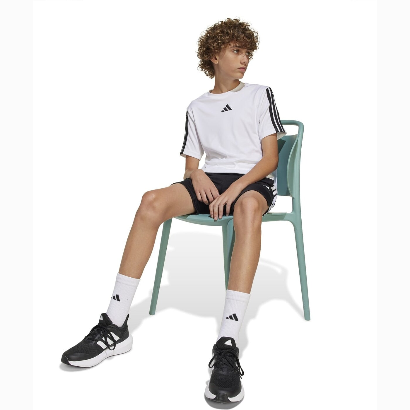 J TR-ES 3S TEE WHITE/BLACK WHITE/BLACK Bild 4