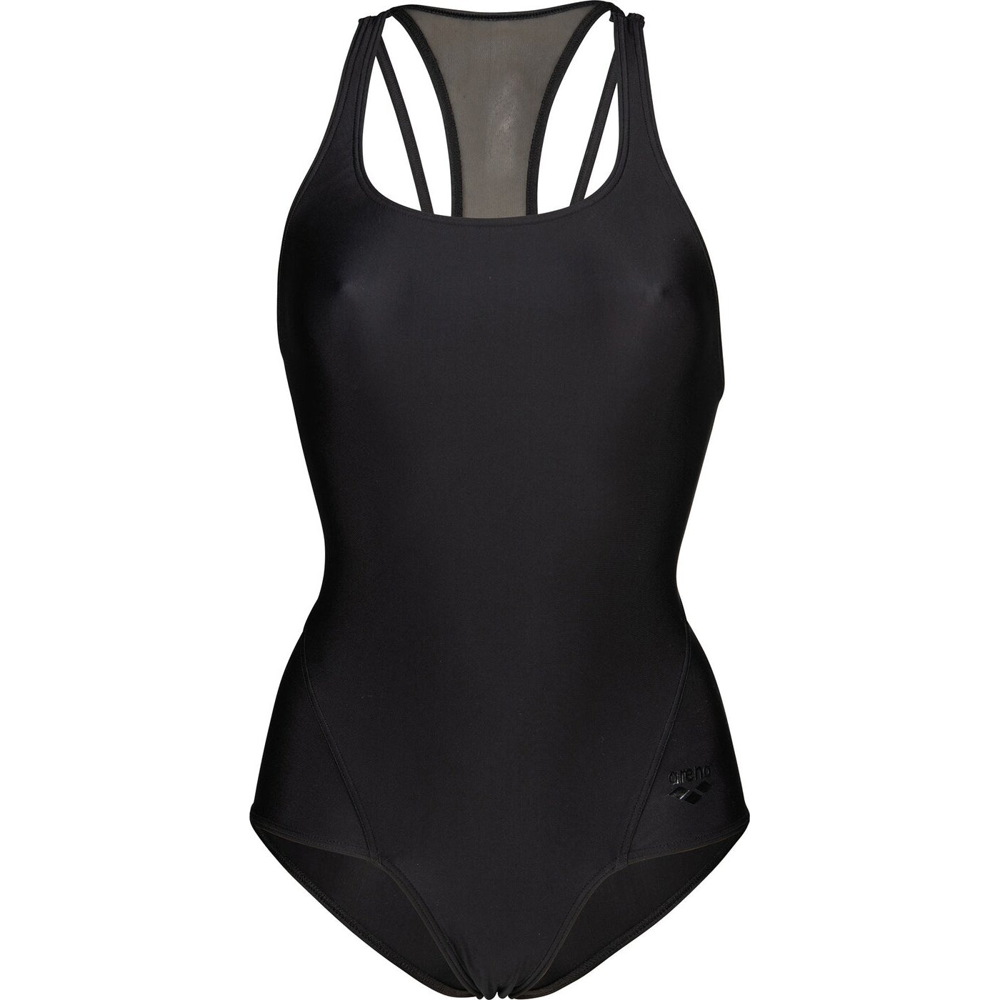 WOMEN'S ARENA MESH PANELS SWIMSUIT BLACK Bild 1
