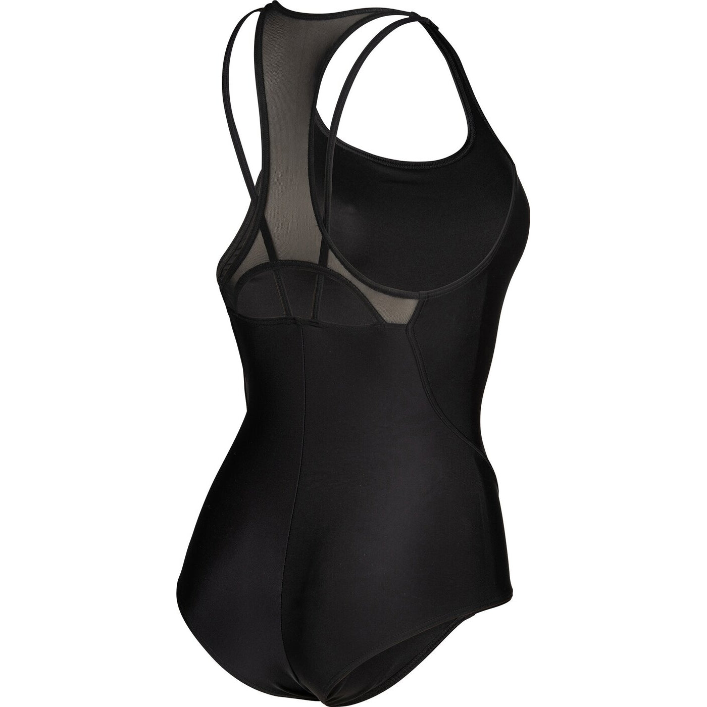 WOMEN'S ARENA MESH PANELS SWIMSUIT BLACK Bild 4