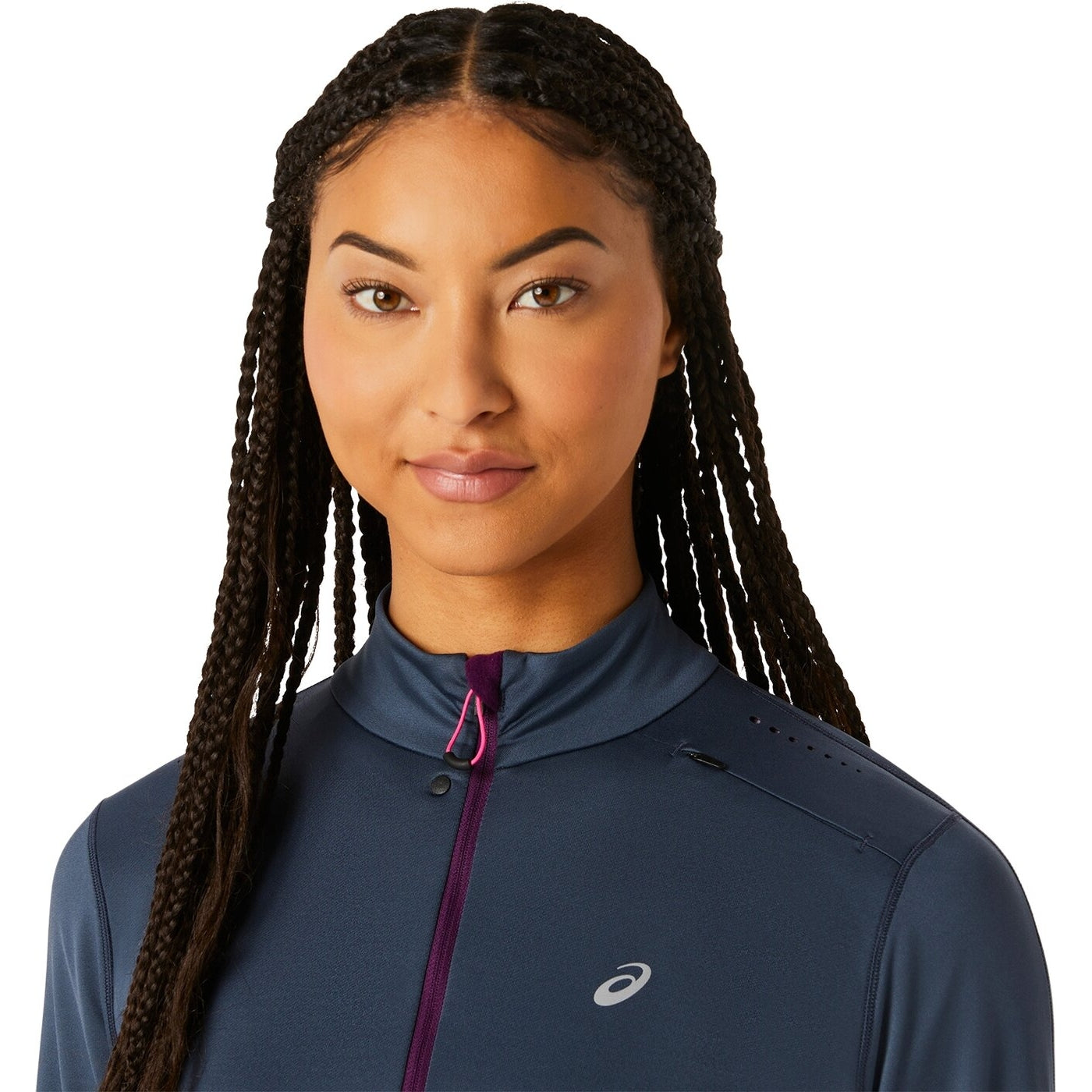 WINTER RUN 1/2 ZIP MID LAYER TARMAC/DEEP MAUVE TARMAC/DEEP MAUVE Bild 7