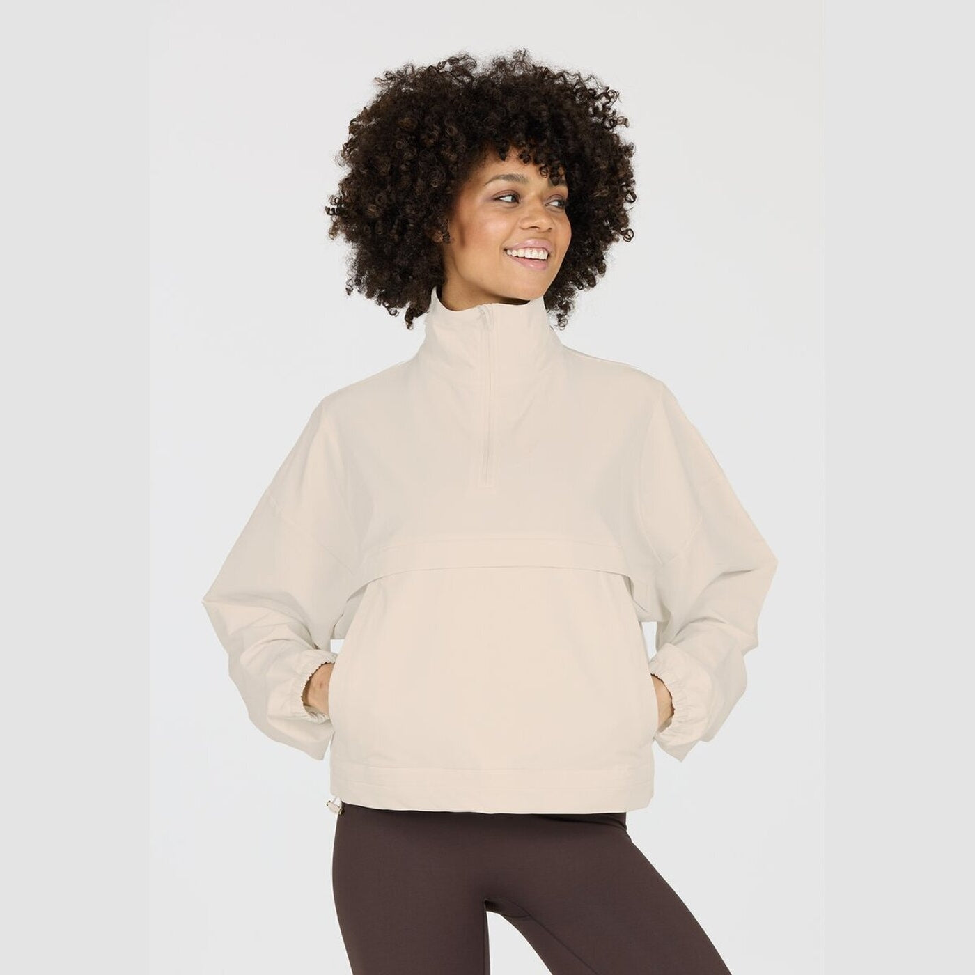 Carley W Half Zip VAPOROUS GRAY VAPOROUS GRAY Bild 3