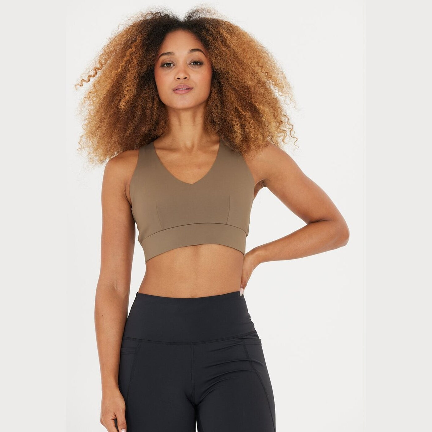 Dilraba W Sports Bra WALNUT WALNUT Bild 3