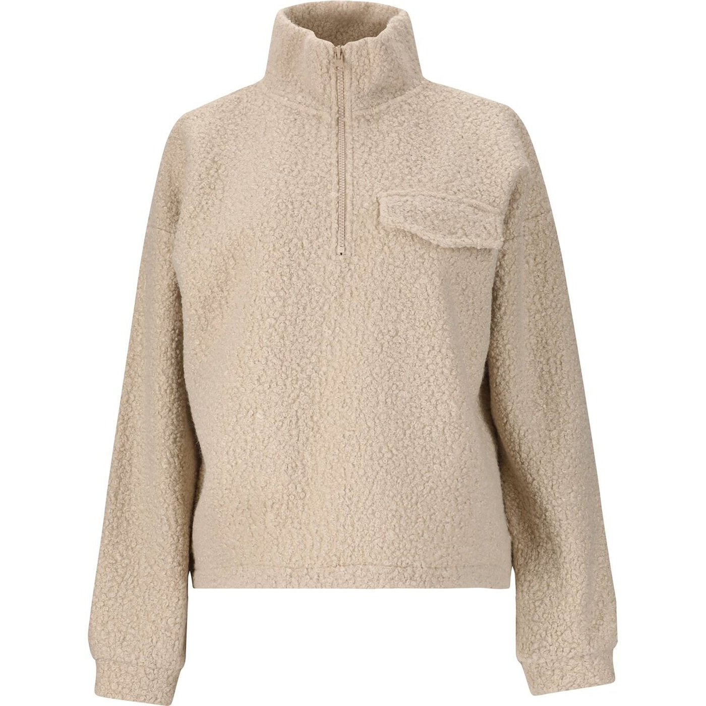 Florrie W Sherpa Half zip SILVER CLOUD SILVER CLOUD Bild 1
