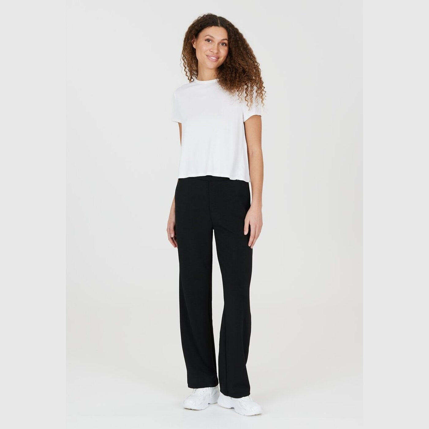 Jacey W Regular Pants BLACK BLACK Bild 5