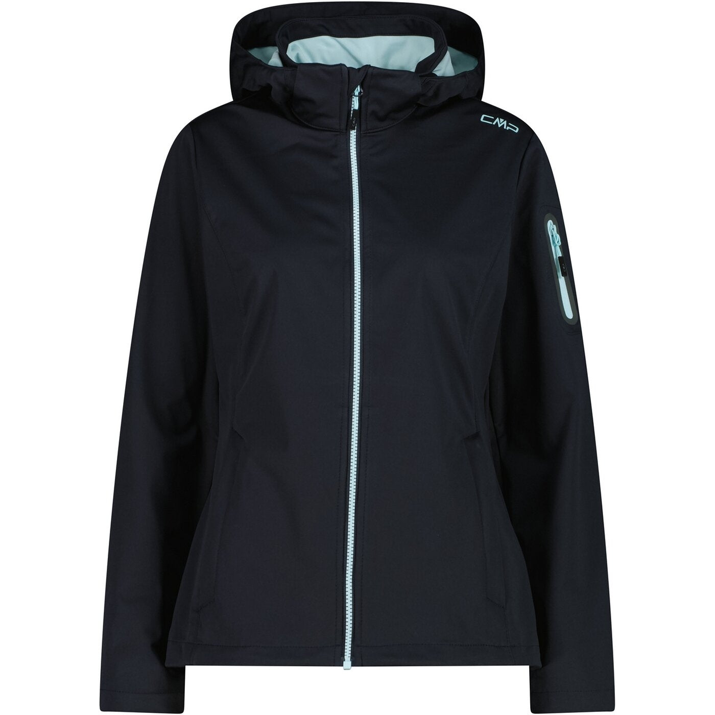 WOMAN JACKET ZIP HOOD ANTRACITE-OPALE ANTRACITE-OPALE Bild 1