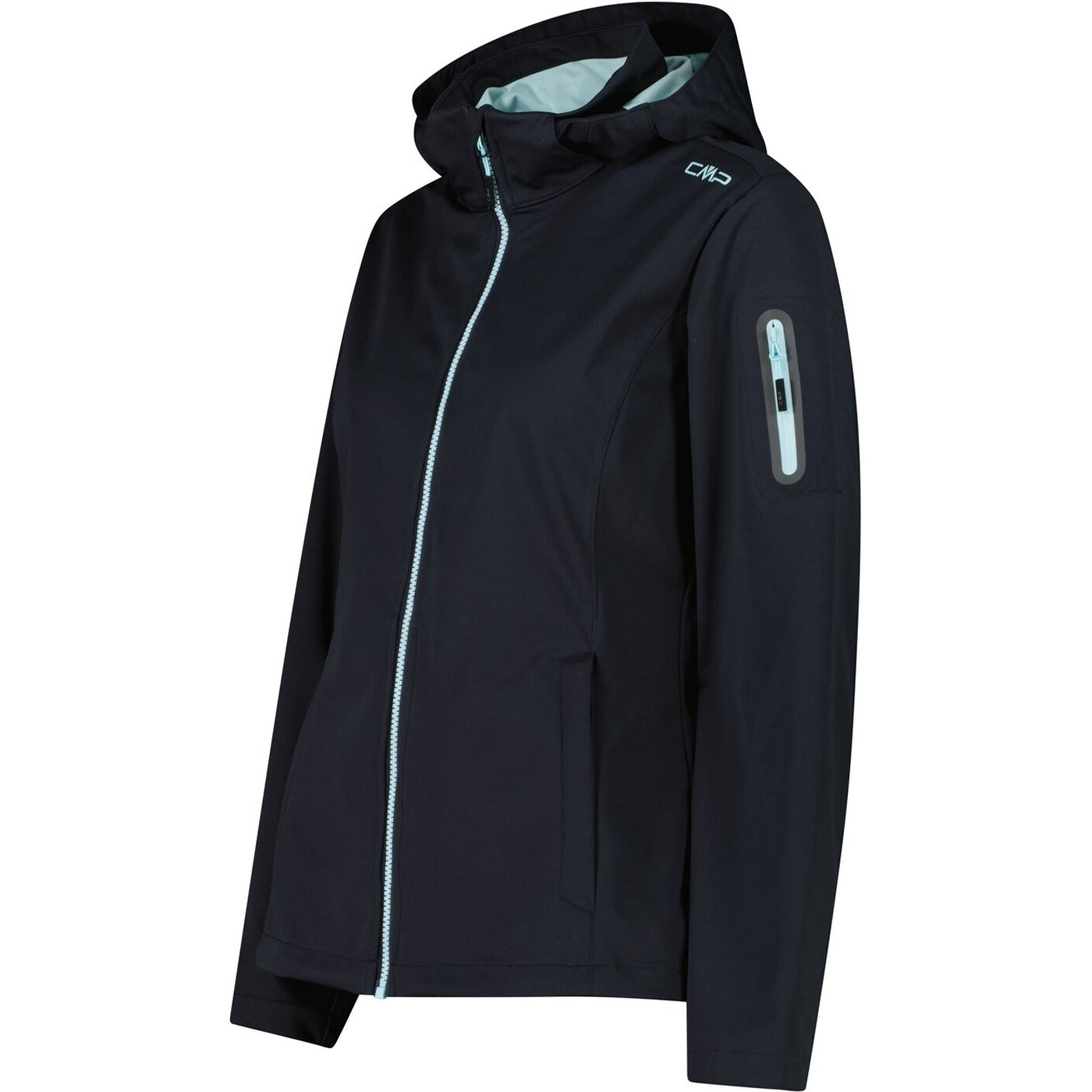 WOMAN JACKET ZIP HOOD ANTRACITE-OPALE ANTRACITE-OPALE Bild 3
