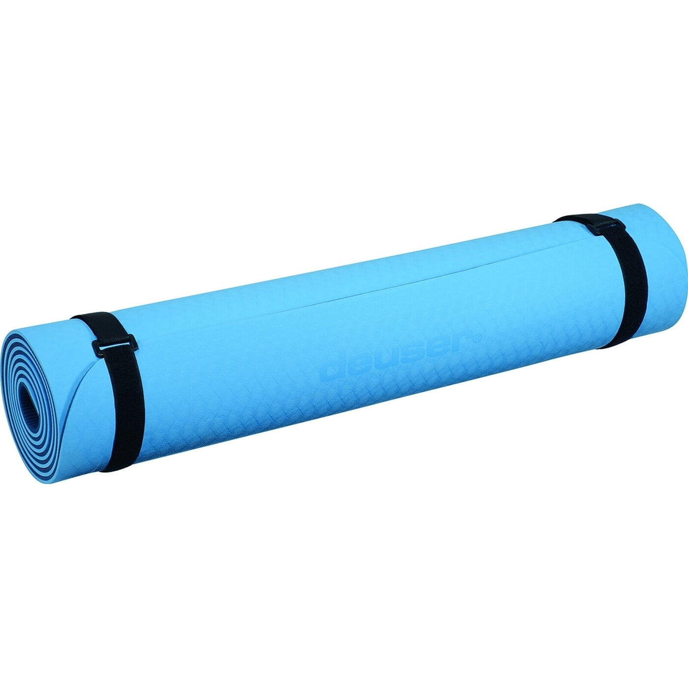 Deuser Yoga Matte hellblau/dunkelbl HELLBLAU Bild 1