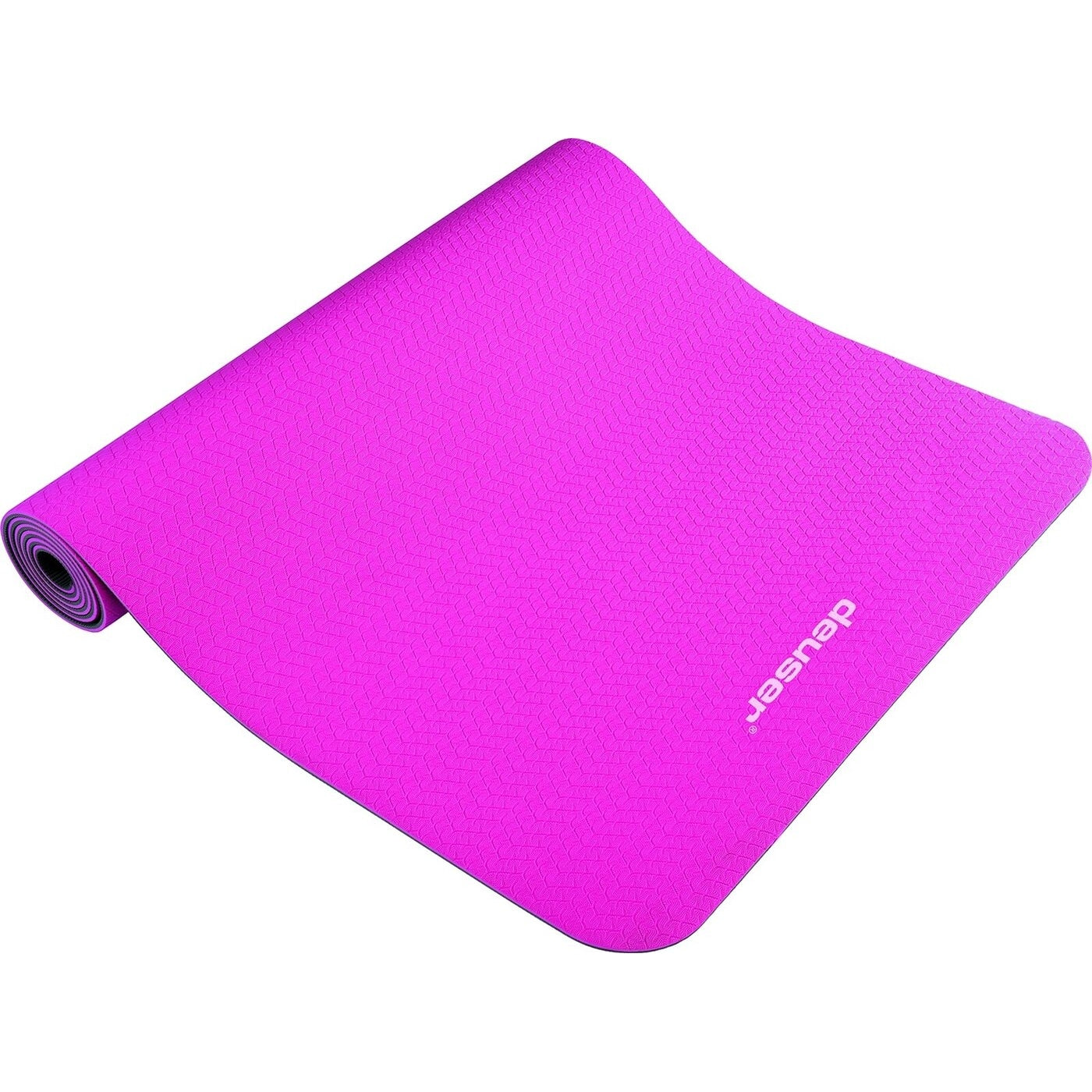 Deuser Yoga Matte TPE pink/grau PINK PINK Bild 2