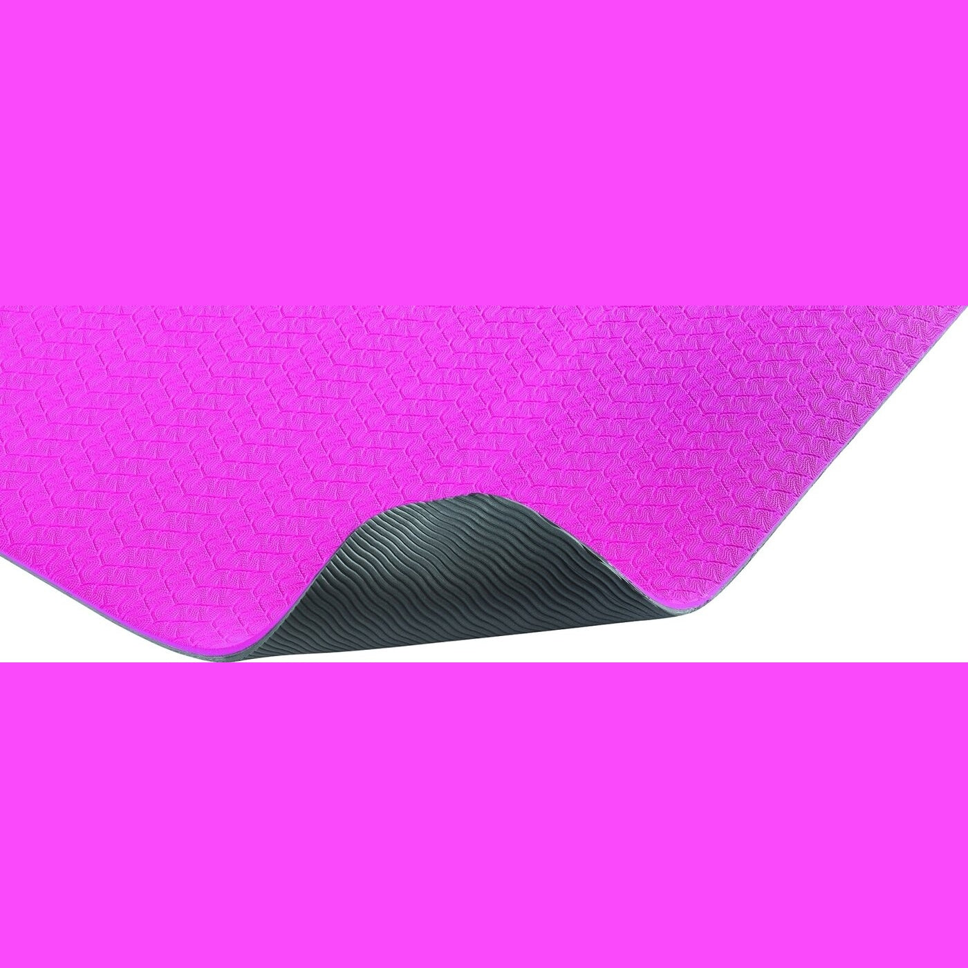 Deuser Yoga Matte TPE pink/grau PINK PINK Bild 3