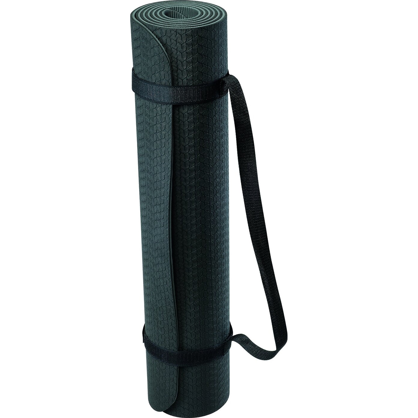 Deuser Yoga Matte TPE schwarz/grau SCHWARZ SCHWARZ Bild 1