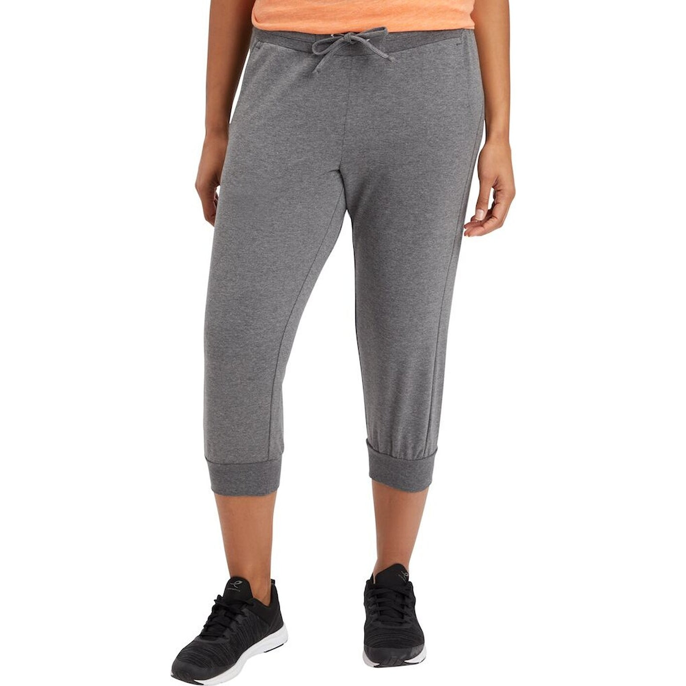 Da.-3/4 Hose Marlen II W GREY DARK/MELANGE GREY DARK/MELANGE Bild 2