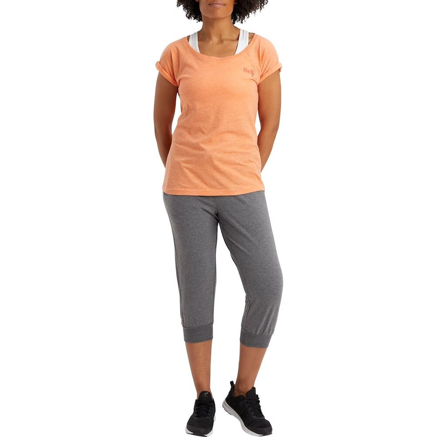 Da.-3/4 Hose Marlen II W GREY DARK/MELANGE GREY DARK/MELANGE Bild 4