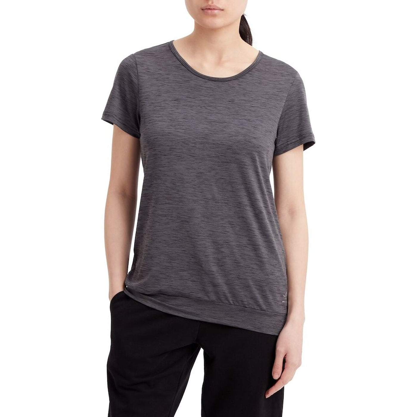 Da.-T-Shirt Jewel SS W MELANGE/BLACK/ANTHRA MELANGE/BLACK/ANTHRA Bild 2