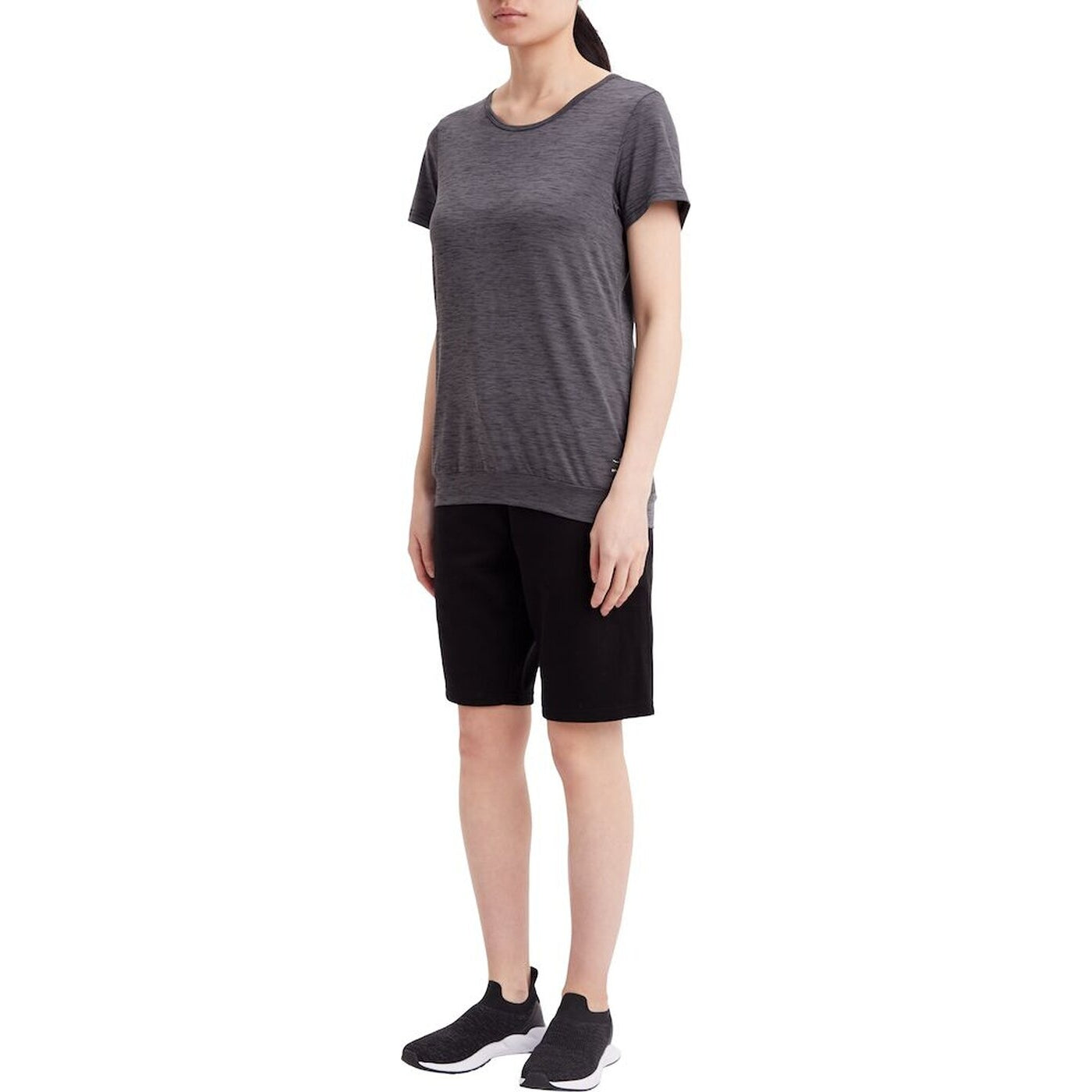 Da.-T-Shirt Jewel SS W MELANGE/BLACK/ANTHRA MELANGE/BLACK/ANTHRA Bild 4
