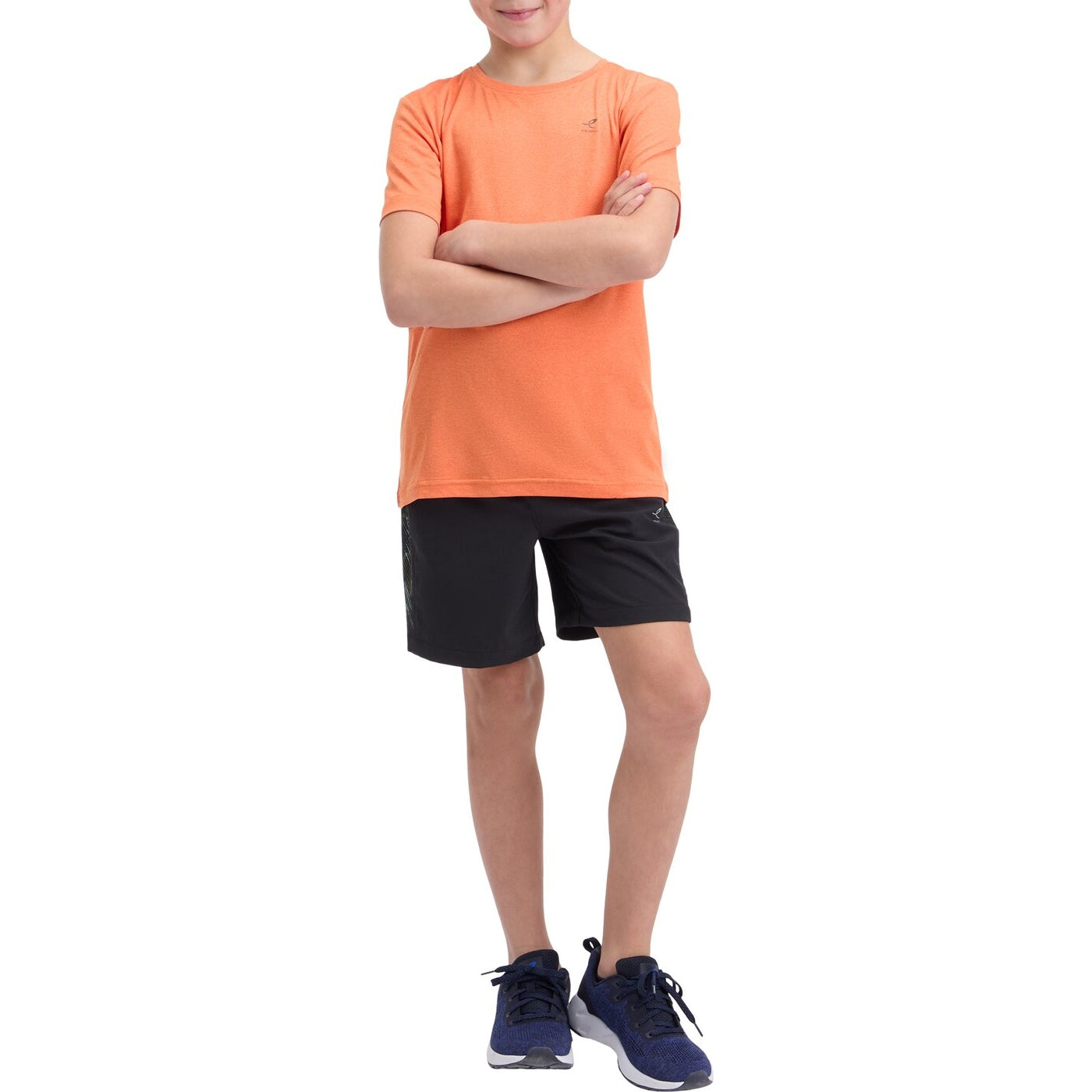 Ju.-T-Shirt Tibo B MELANGE/ORANGE DARK MELANGE/ORANGE DARK Bild 3