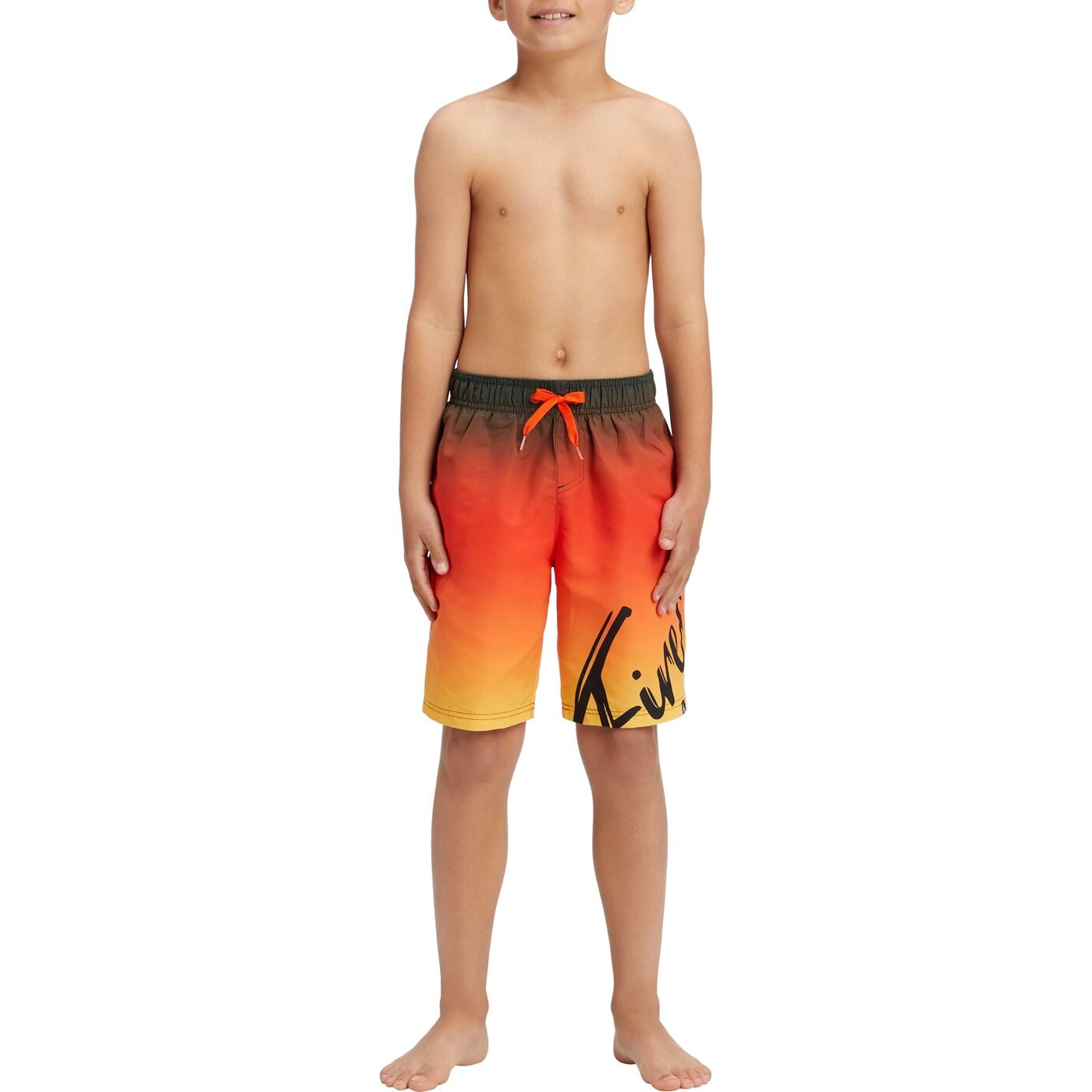 Ju.-Badeshorts Lario B Typo Shaded YELLOW YELLOW Bild 2