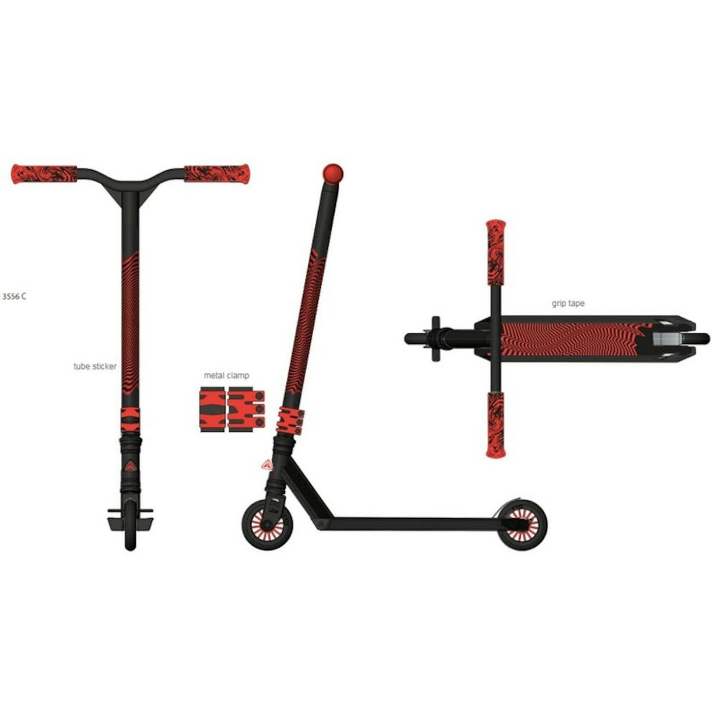 Ki.-Scooter ST 350 BLACK/RED BLACK/RED Bild 4