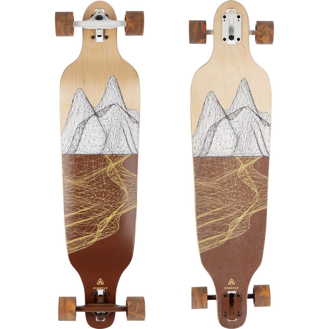 Longboard LGB 305 WOOD/WHITE/BROWN WOOD/WHITE/BROWN Bild 1