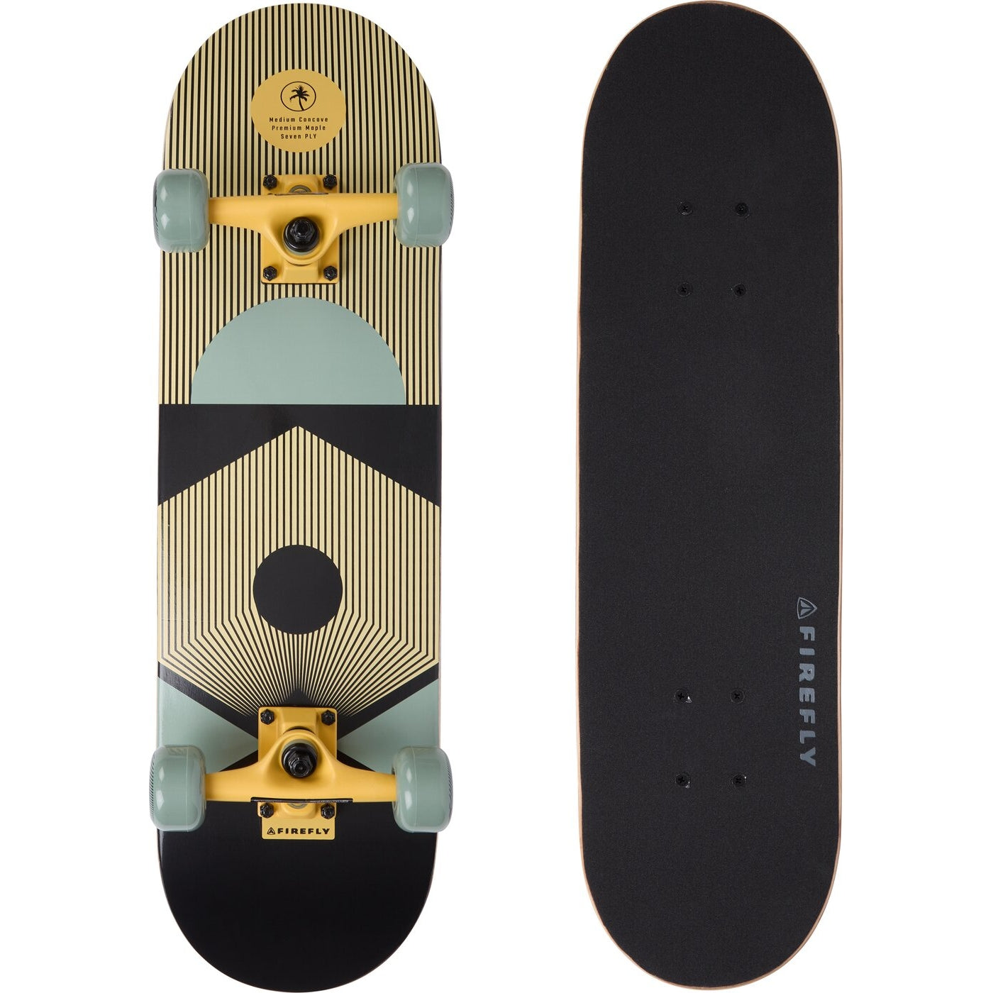 Skateboard SKB 305 BLACK/GREEN LIGHT/YE BLACK/GREEN LIGHT/YE Bild 1
