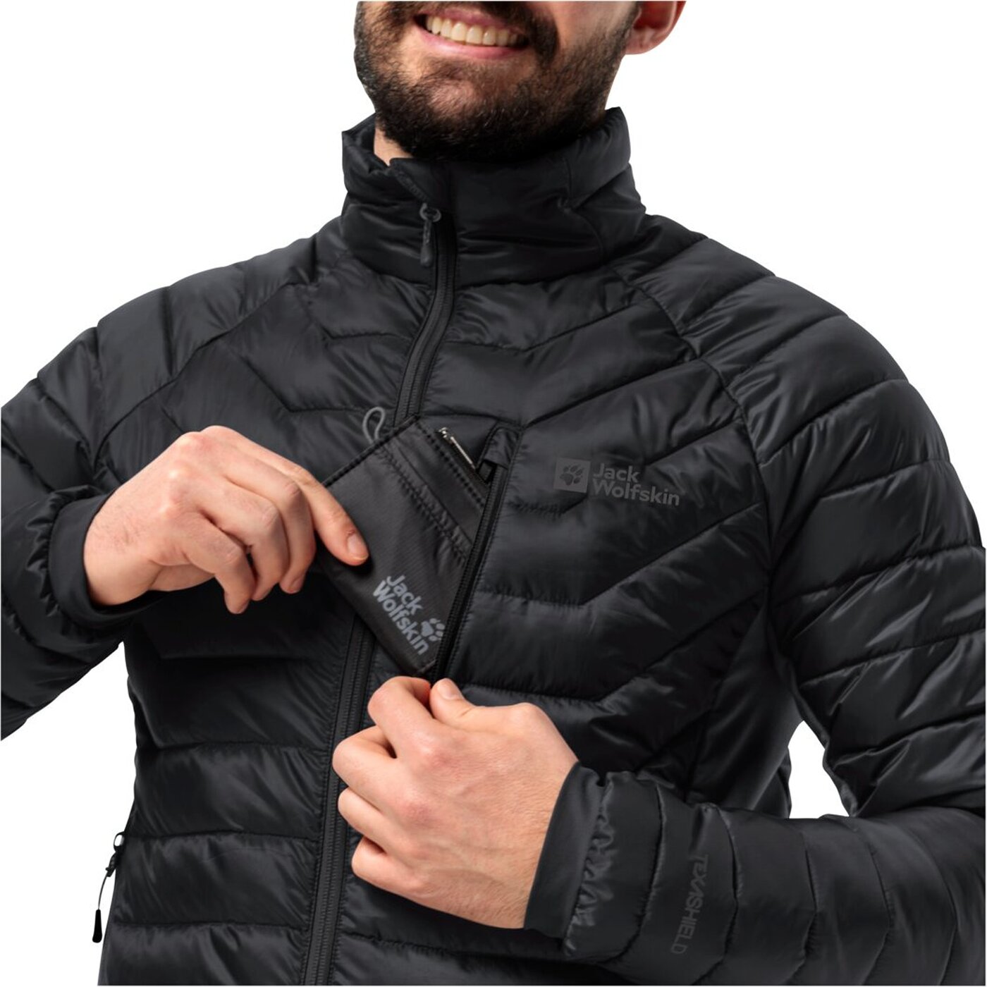 ROUTEBURN PRO INS JKT M BLACK BLACK Bild 4