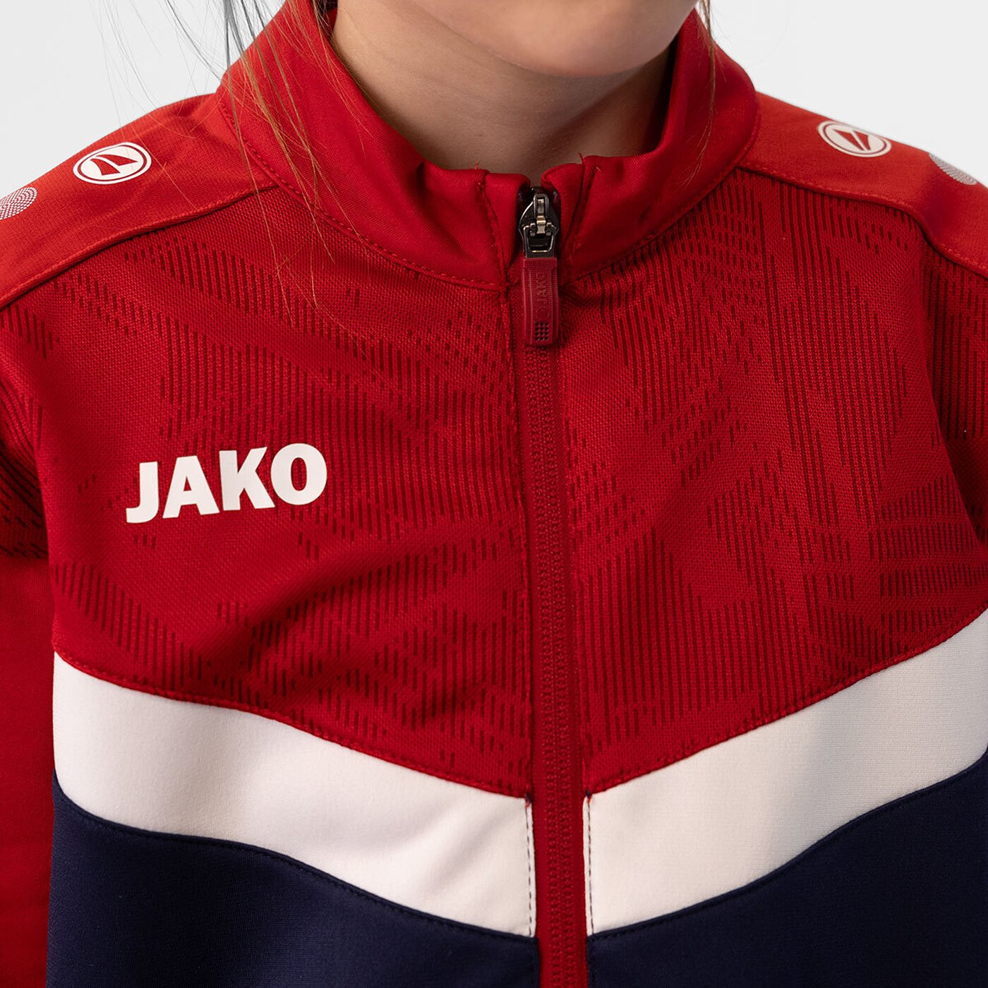Polyesterjacke Iconic MARINE/CHILI ROT MARINE/CHILI ROT Bild 5