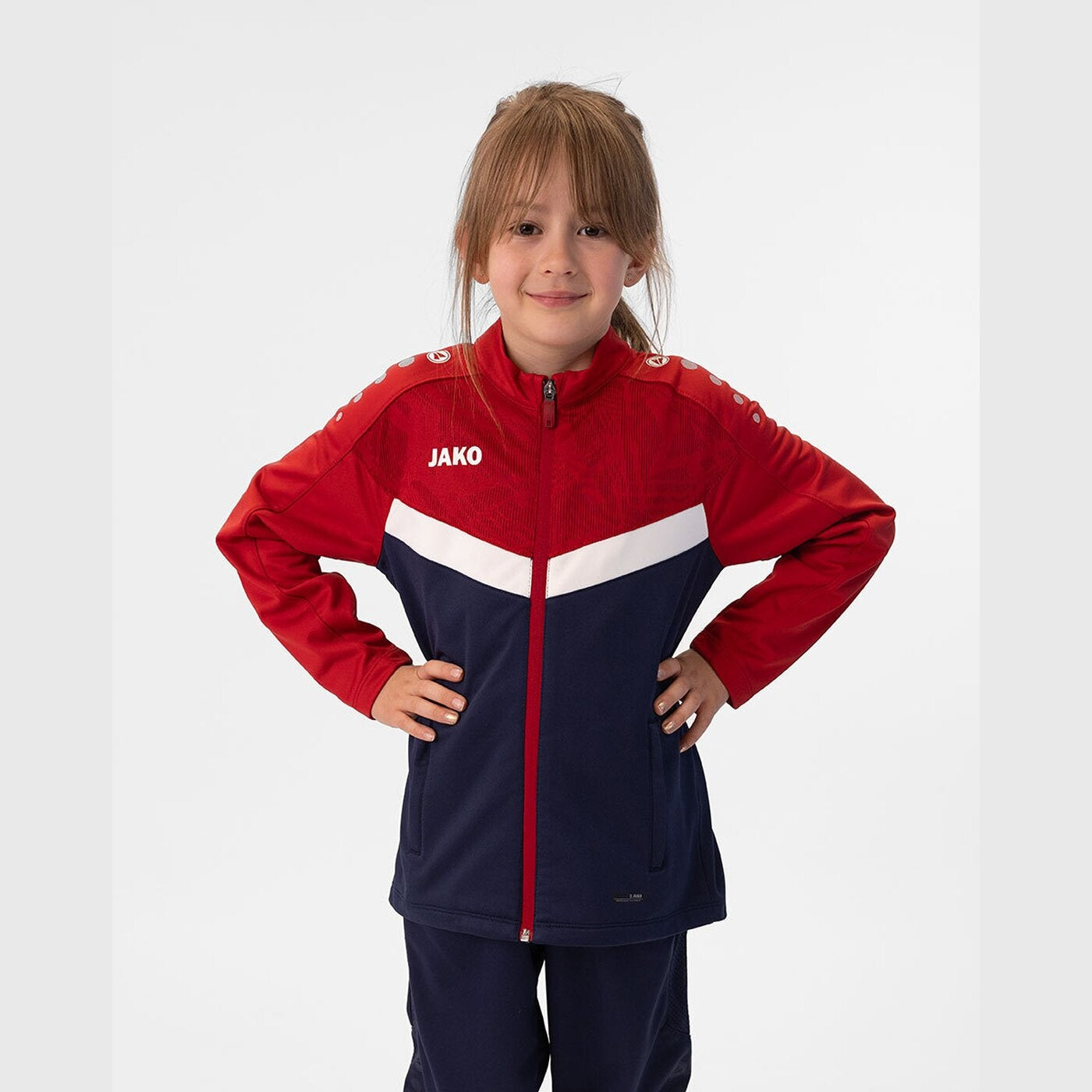 Polyesterjacke Iconic MARINE/CHILI ROT MARINE/CHILI ROT Bild 7