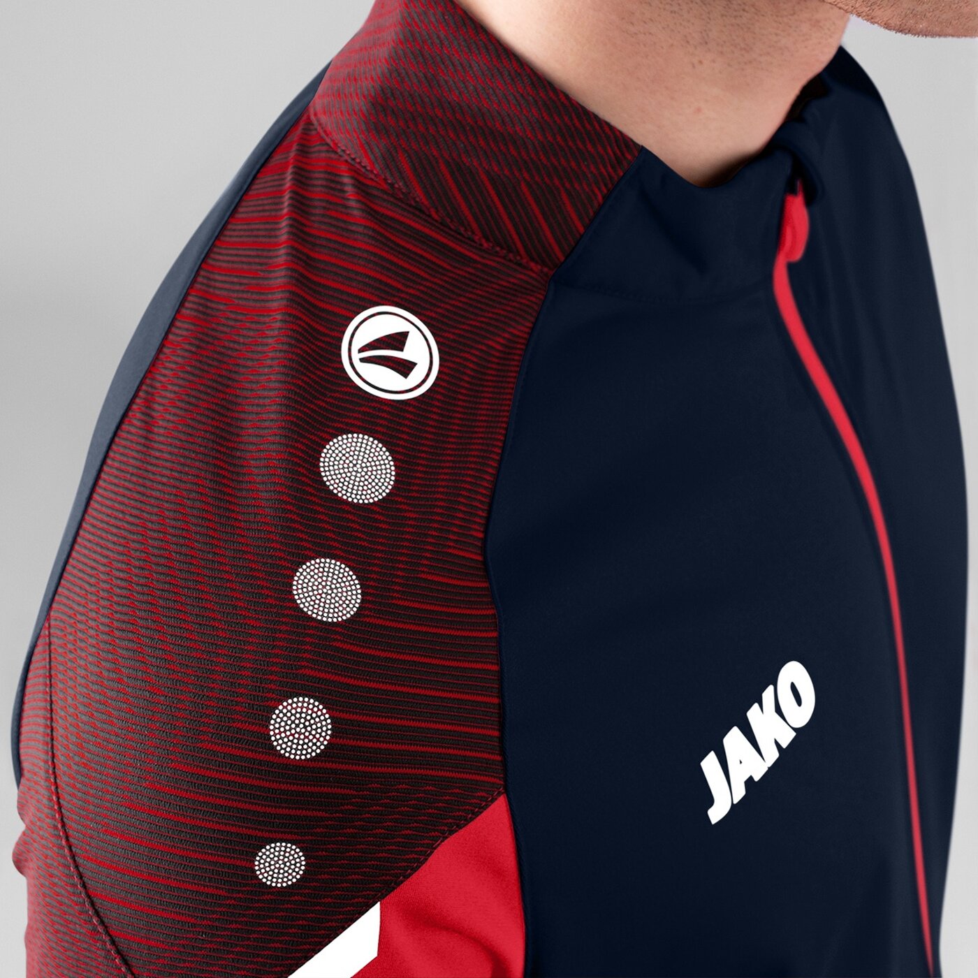 Polyesterjacke Performance MARINE/ROT MARINE/ROT Bild 5