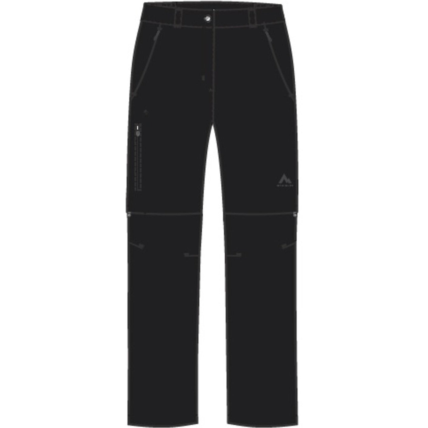 Da.-Abzipphose Malloy II W LNG BLACK NIGHT BLACK NIGHT Bild 1