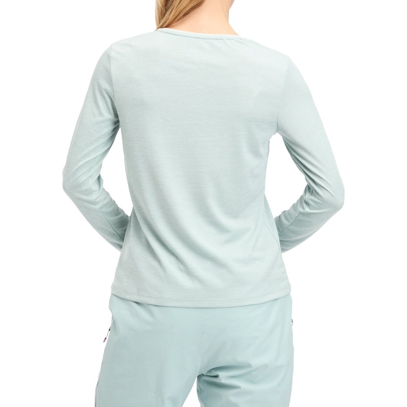 Da.-Langarmshirt Hunu LS W 907 MELANGE/GREEN SM 907 MELANGE/GREEN SM Bild 2