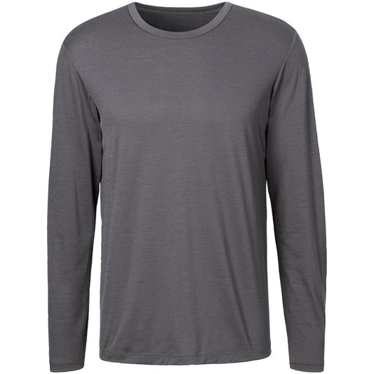 He.-Langarmshirt Creston LS M GRAU MELANGE GRAU MELANGE Bild 1