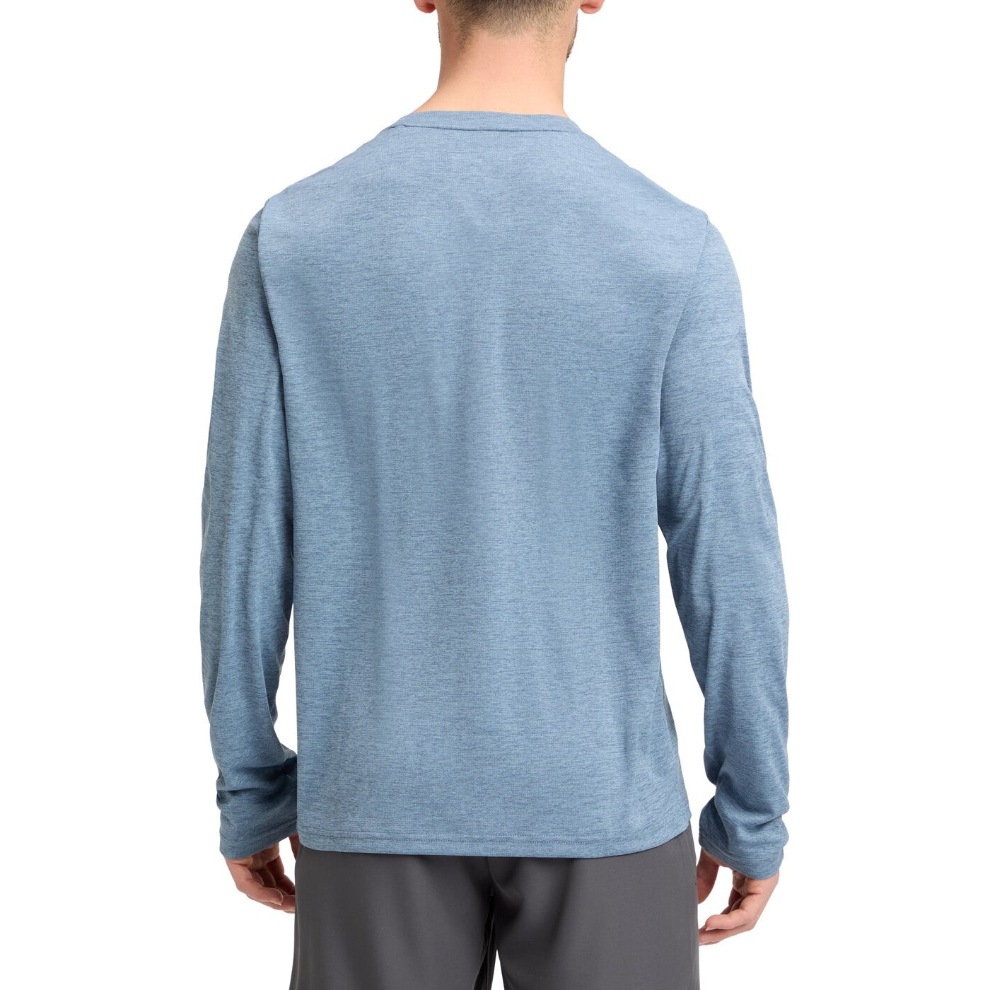 He.-Langarmshirt Hunu LS M MELANGE/BLUE DARK MELANGE/BLUE DARK Bild 2