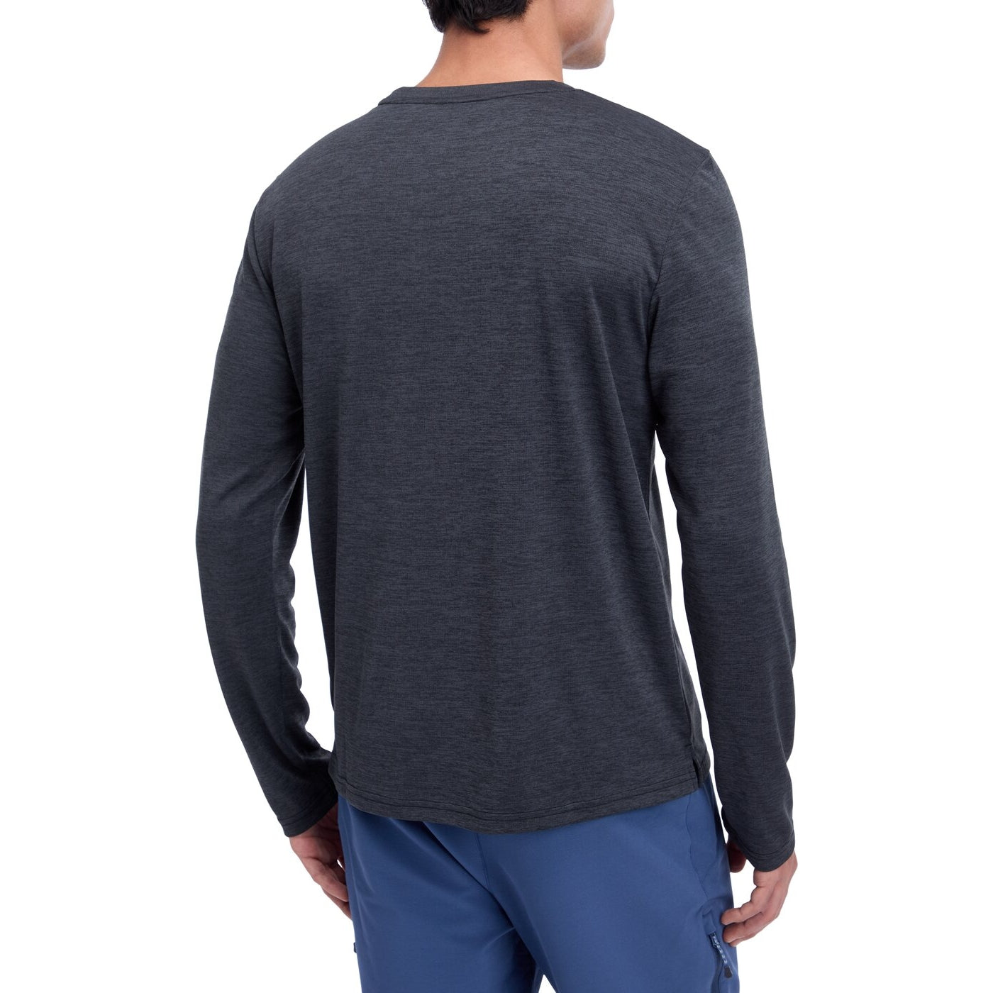 He.-Langarmshirt Hunu LS M MELANGE/BLACK NIGHT/ MELANGE/BLACK NIGHT/ Bild 2