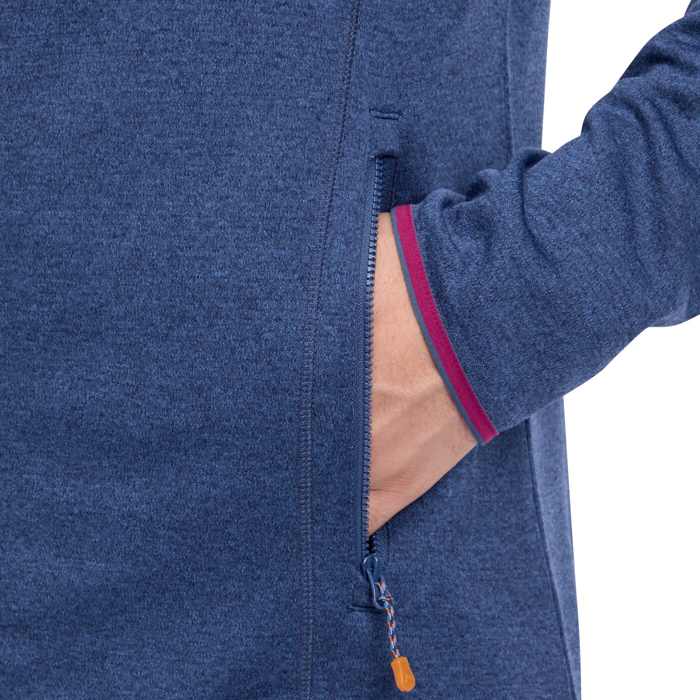 He.-Unterjacke Roto IV M MELANGE/NAVY/BROWN MELANGE/NAVY/BROWN Bild 3