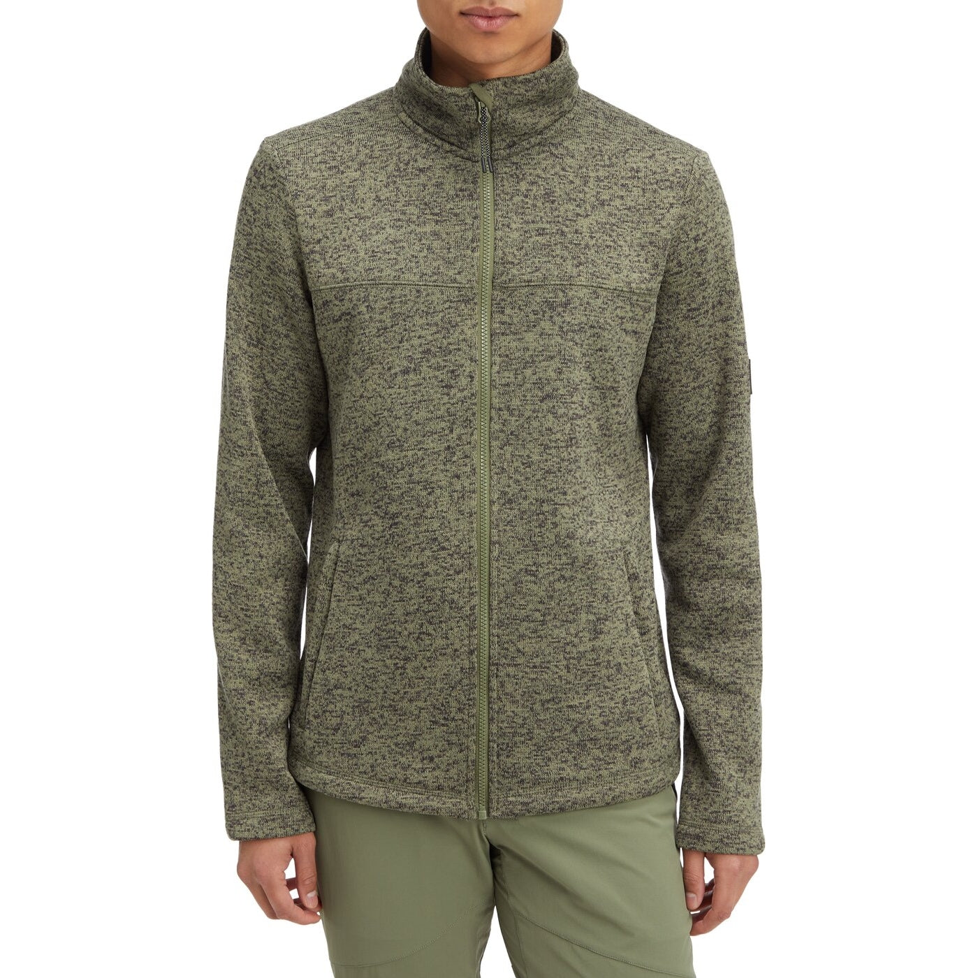 He.-Unterjacke Rubin III M MELANGE/OLIVE DARK MELANGE/OLIVE DARK Bild 3
