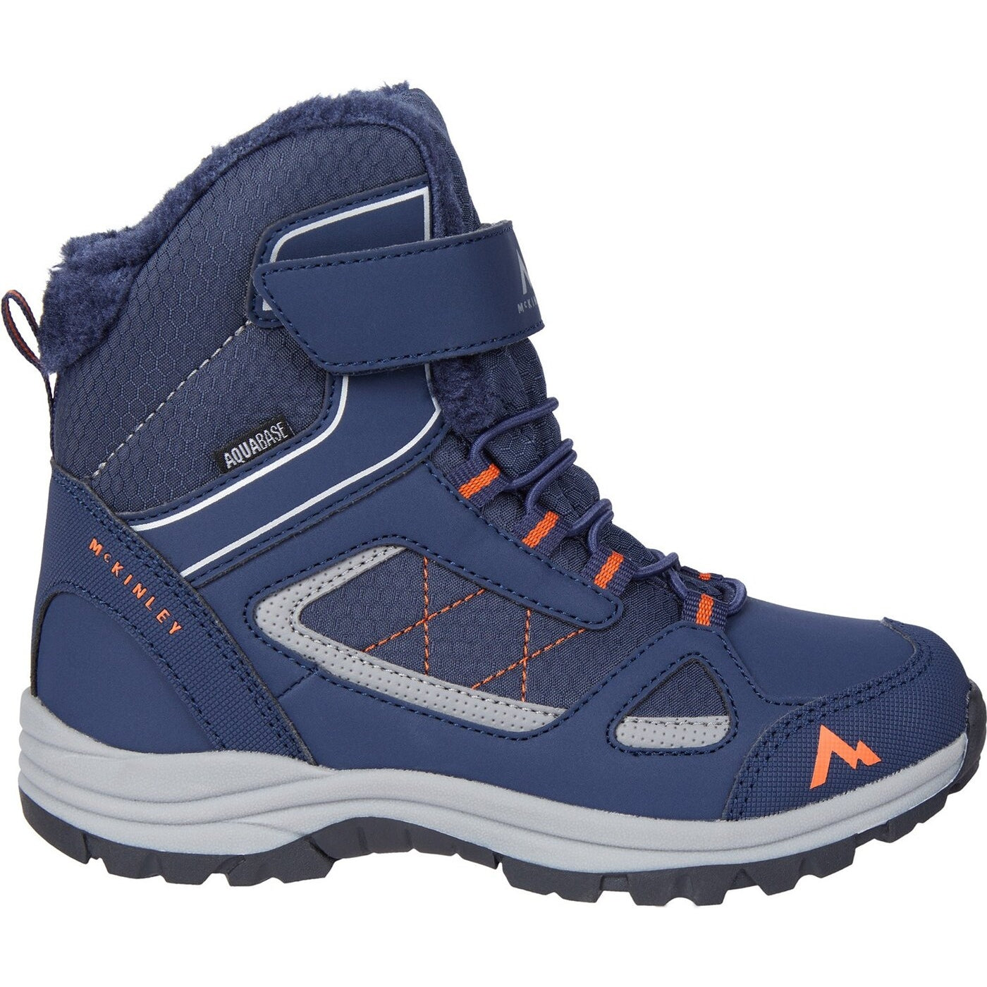 Ki.-Après-Stiefel Maine MID WI AQB NAVY/ORANGE DARK/CHA Bild 1