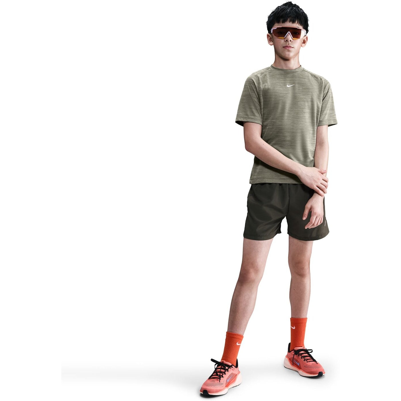 B NK DF MULTI SS  TOP LBR HTHR LIGHT ARMY/OLIVE AURA/WHITE LIGHT ARMY/OLIVE AURA/WHITE Bild 3