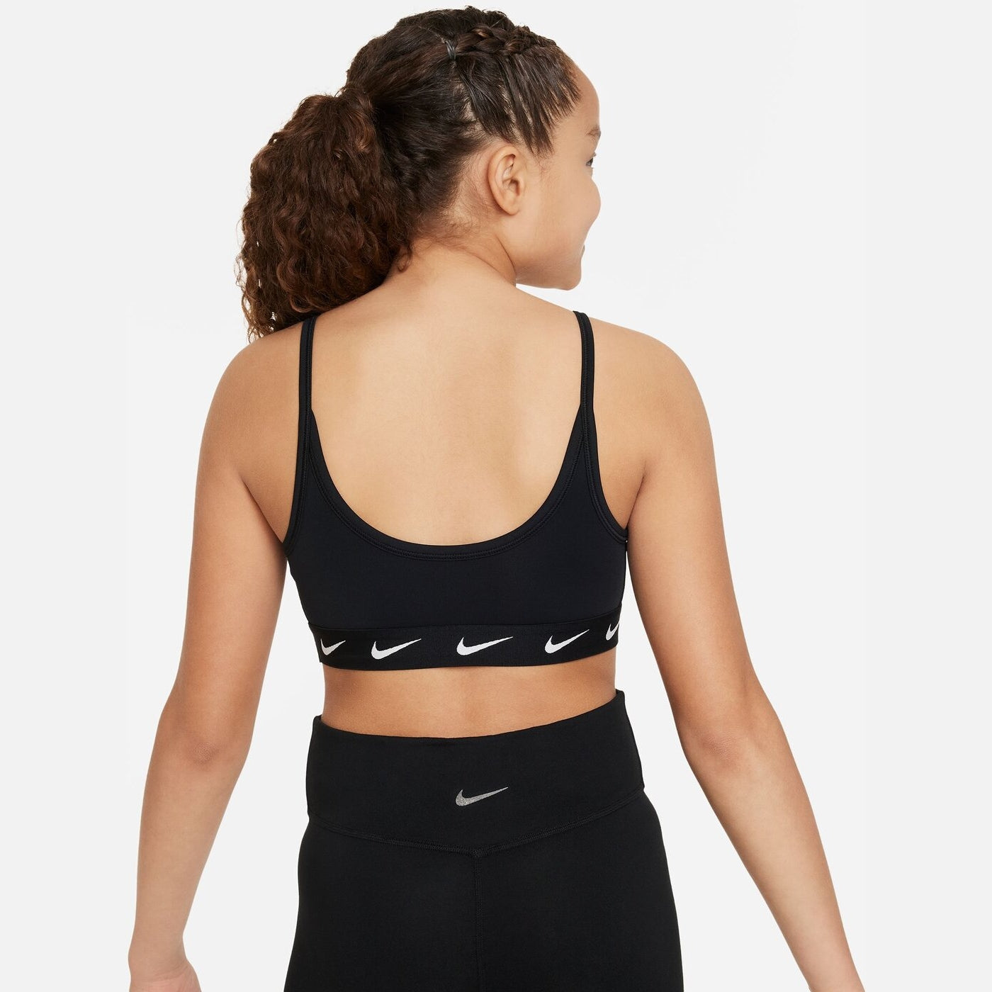 G NK DF NIKE ONE BRA BLACK/WHITE BLACK/WHITE Bild 2