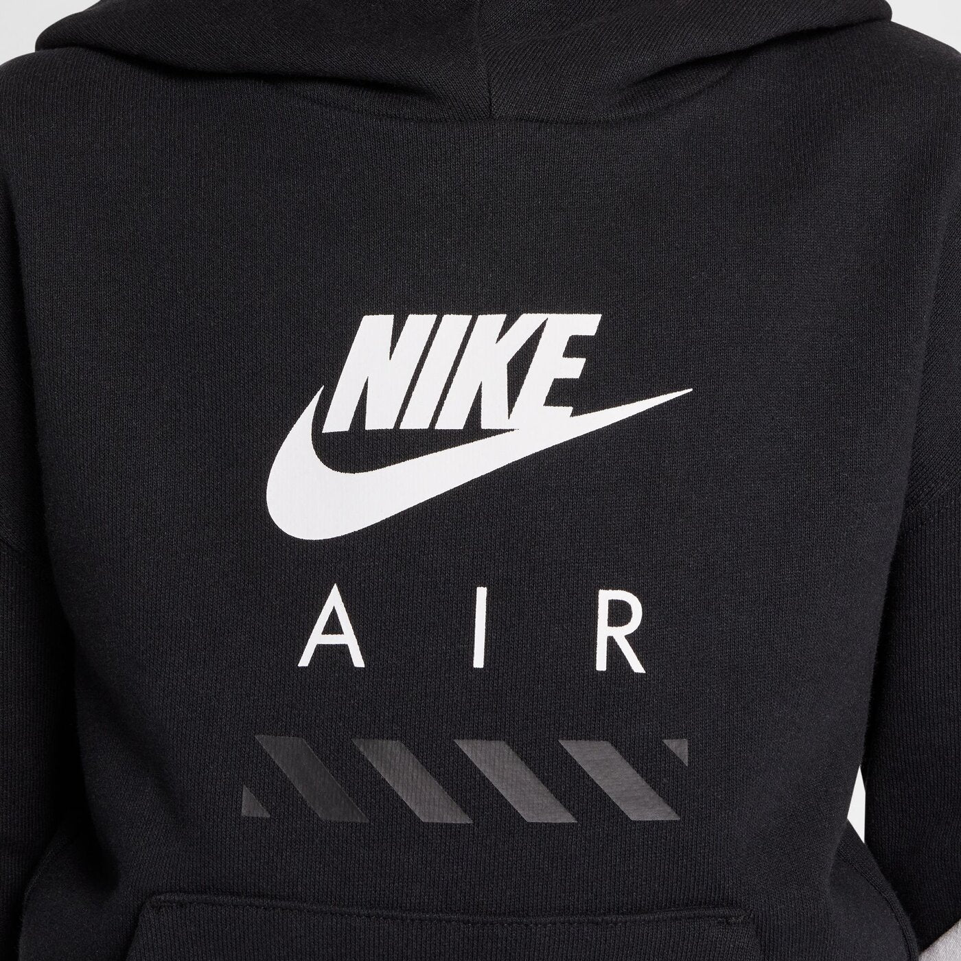 K NIKE AIR FLC PO HOODIE -PD BLACK/WHITE/WHITE BLACK/WHITE/WHITE Bild 9