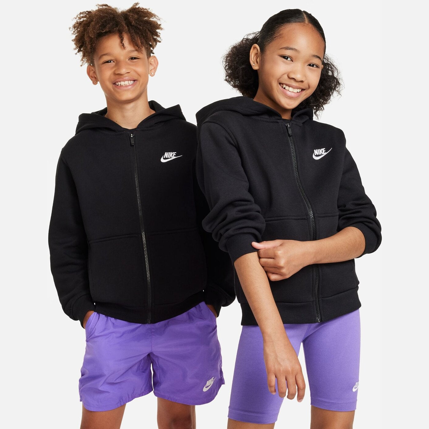 K NSW CLUB FLC HD FZ LS LBR BLACK/WHITE BLACK/WHITE Bild 1