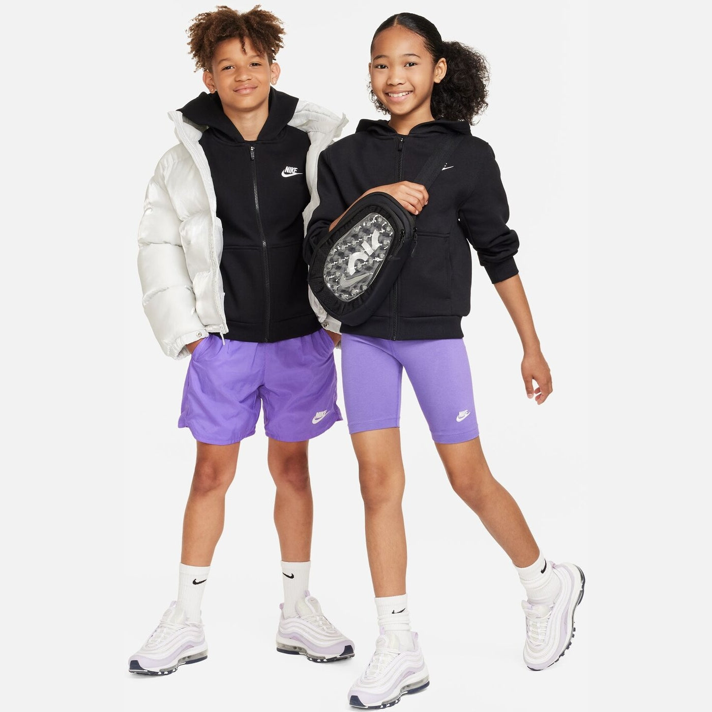 K NSW CLUB FLC HD FZ LS LBR BLACK/WHITE BLACK/WHITE Bild 3