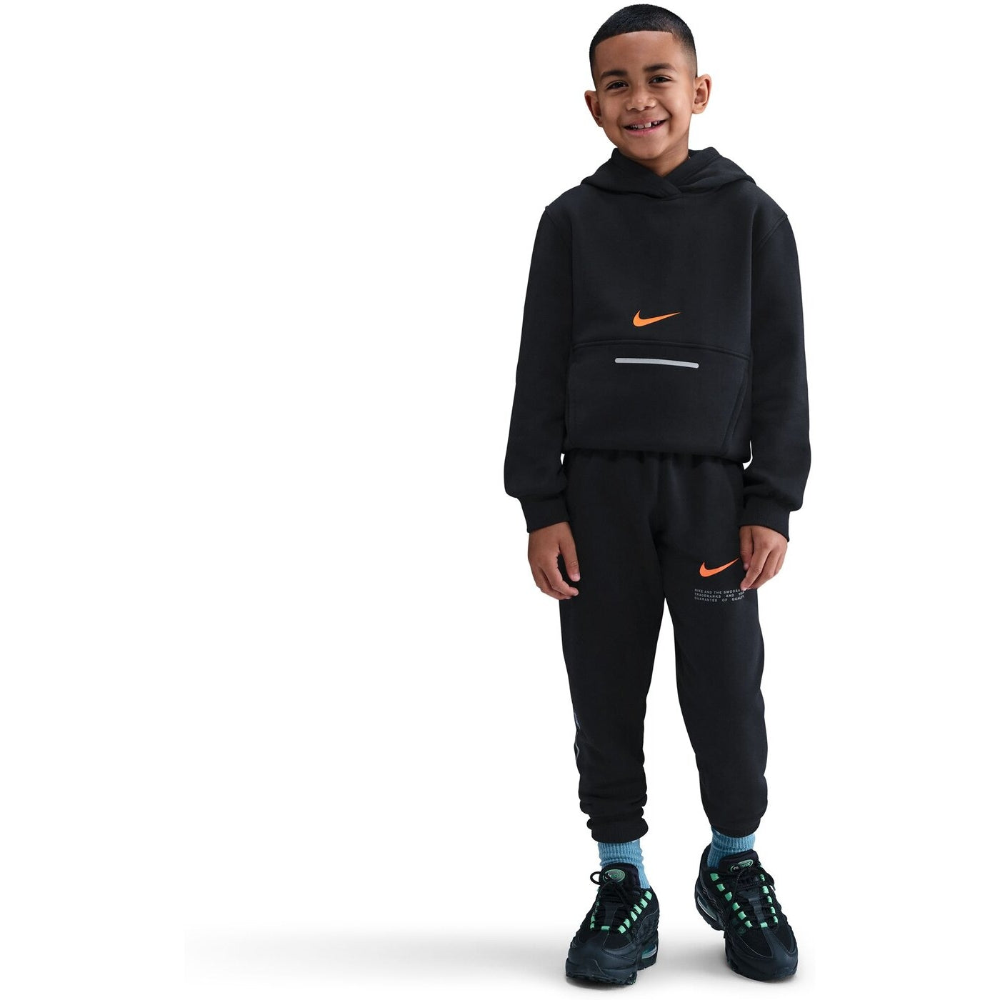 K NSW CLUB FLC HDY BRND NRG BLACK/SAFETY ORANGE BLACK/SAFETY ORANGE Bild 7