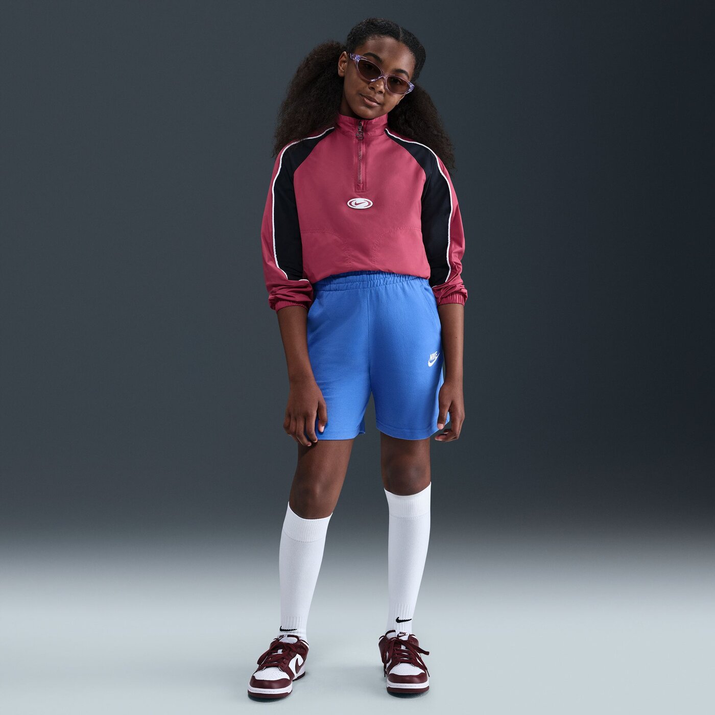 K NSW CLUB KNIT SHORT 6IN LBR COMET BLUE/COMET BLUE/WHITE COMET BLUE/COMET BLUE/WHITE Bild 4