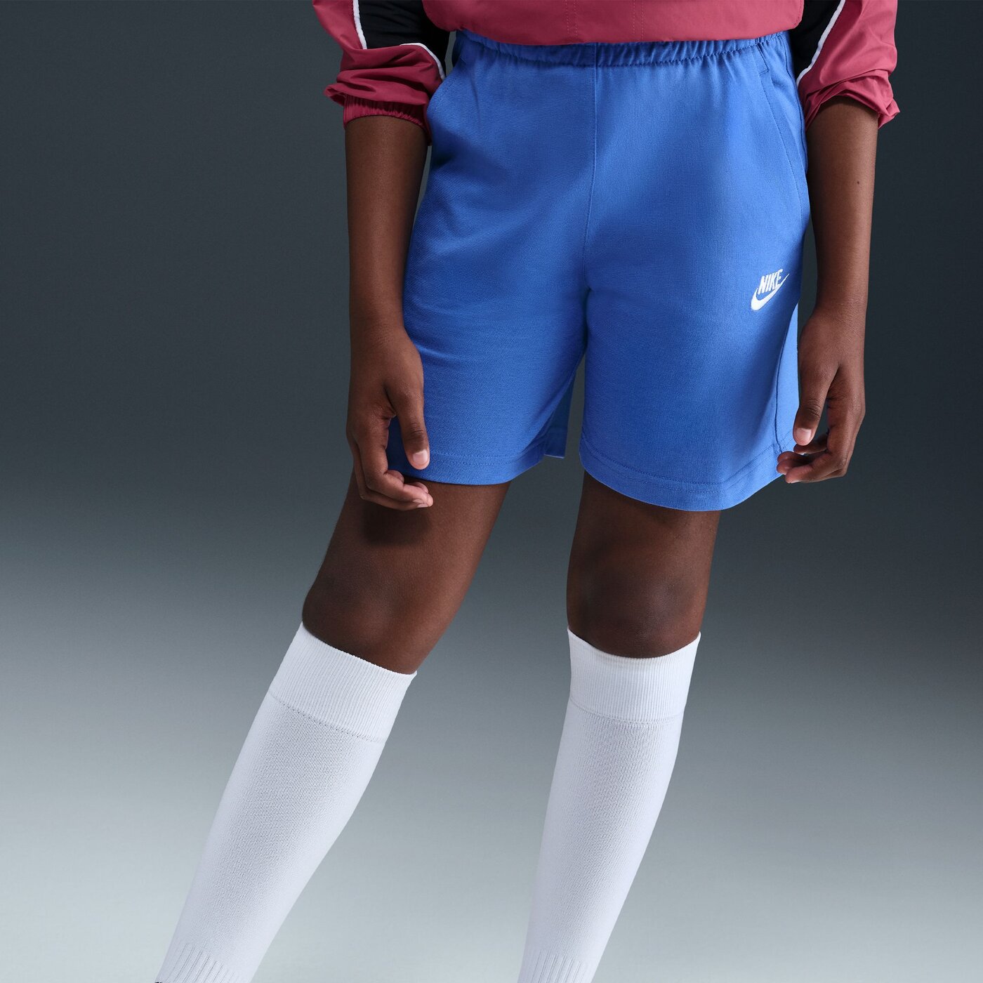 K NSW CLUB KNIT SHORT 6IN LBR COMET BLUE/COMET BLUE/WHITE COMET BLUE/COMET BLUE/WHITE Bild 6