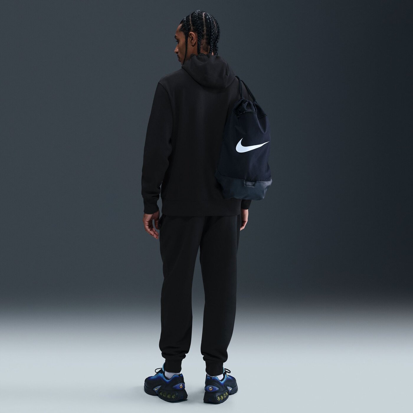 M NK CLUB BB PO HOODIE BLACK/BLACK/WHITE BLACK/BLACK/WHITE Bild 9