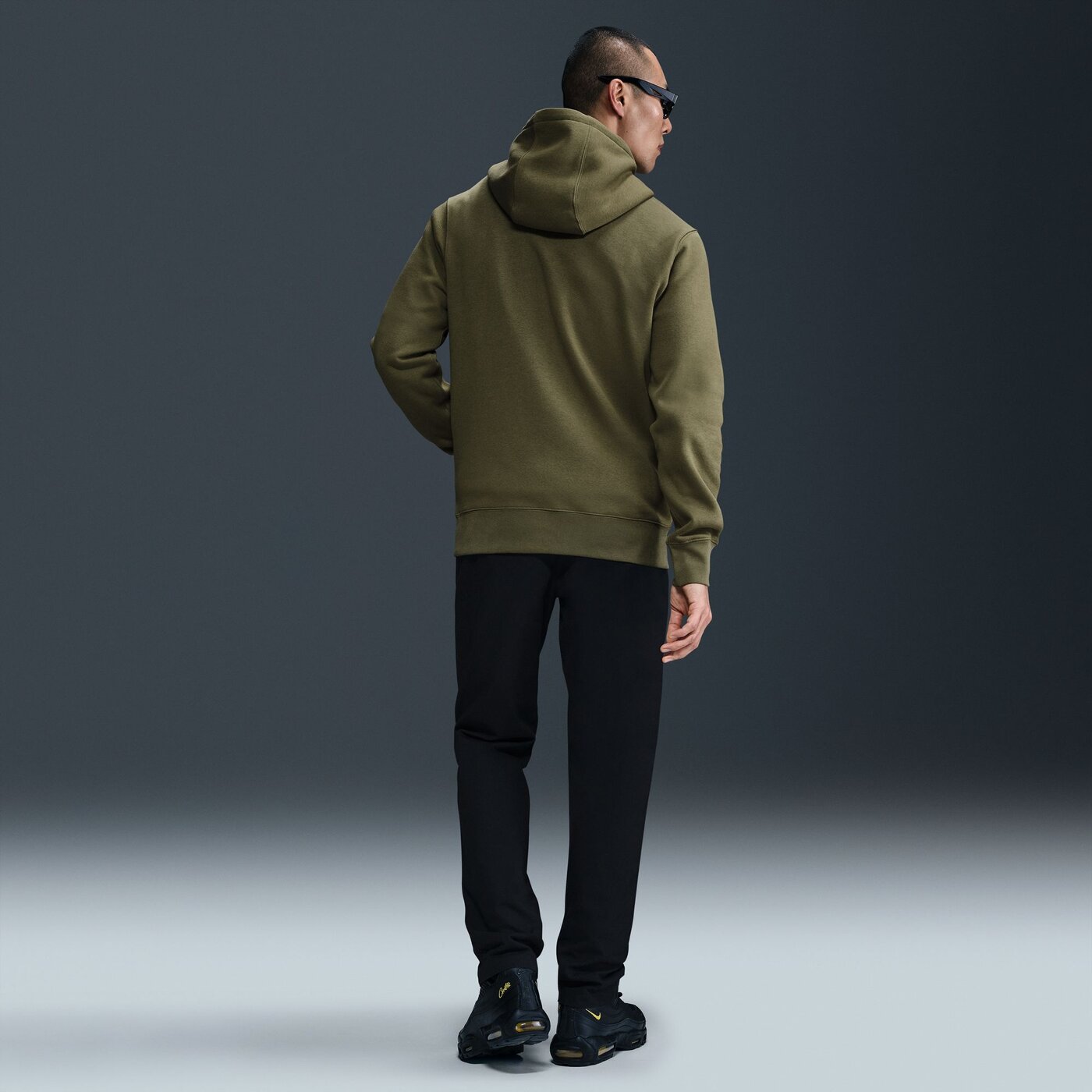 M NK CLUB BB PO HOODIE MEDIUM OLIVE/MEDIUM OLIVE/WHIT MEDIUM OLIVE/MEDIUM OLIVE/WHIT Bild 7