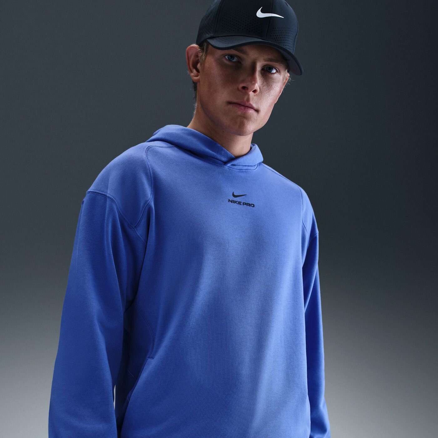 M NP DF NPT MIDLAYER HOODIE COMET BLUE/BLACK COMET BLUE/BLACK Bild 3