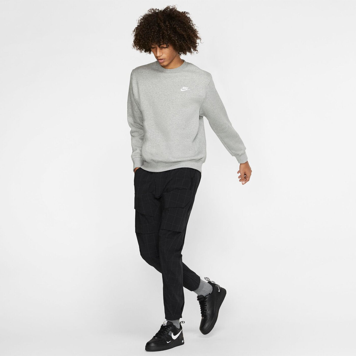 M NSW CLUB CRW BB DK GREY HEATHER/WHITE DK GREY HEATHER/WHITE Bild 6