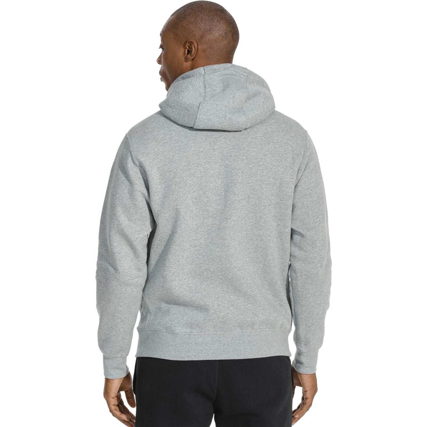 M NSW CLUB HOODIE FZ BB DK GREY HEATHER/MATTE SILVER/W DK GREY HEATHER/MATTE SILVER/W Bild 7