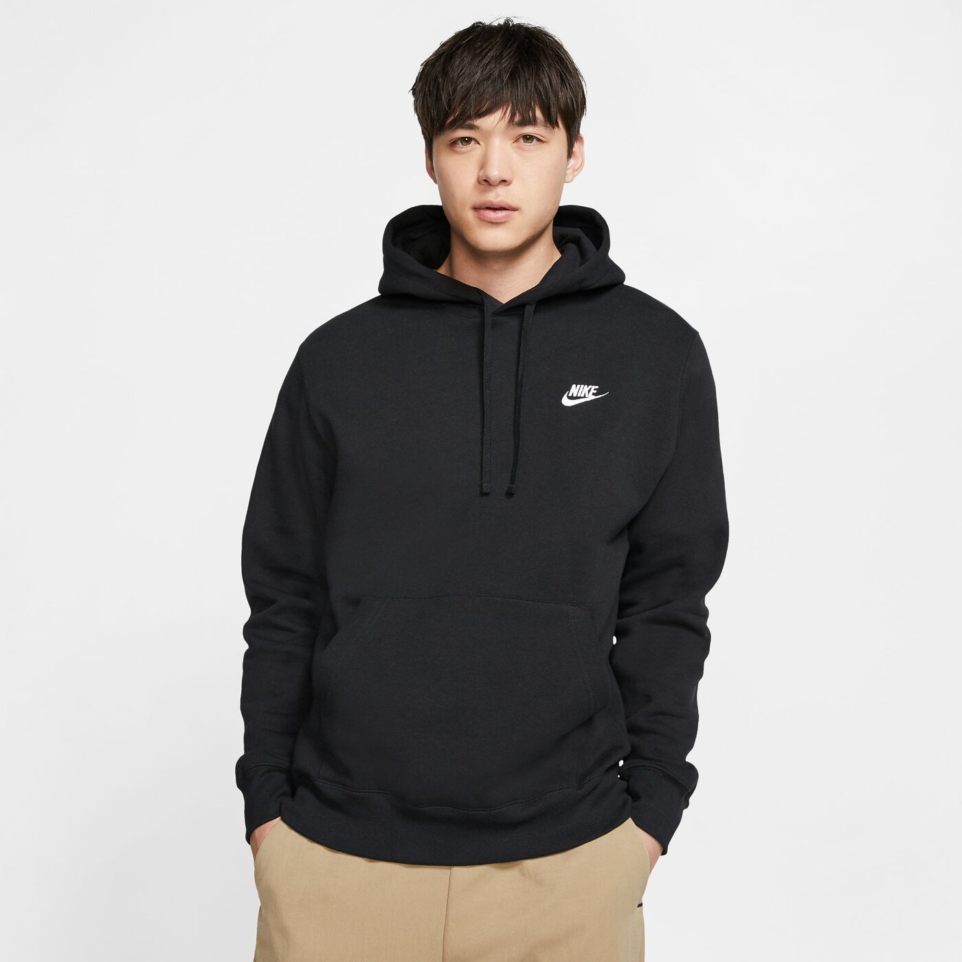 M NSW CLUB HOODIE PO BB BLACK/BLACK/WHITE BLACK/BLACK/WHITE Bild 1